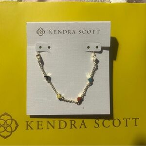 Kendra Scott Haven Heart Gold Strand Necklace in Multi Mix -NWT